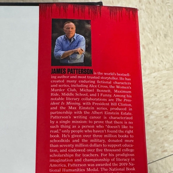 James Patterson 'The Noise' Hardcover Book - Blue and Red - Picture 5 of 6